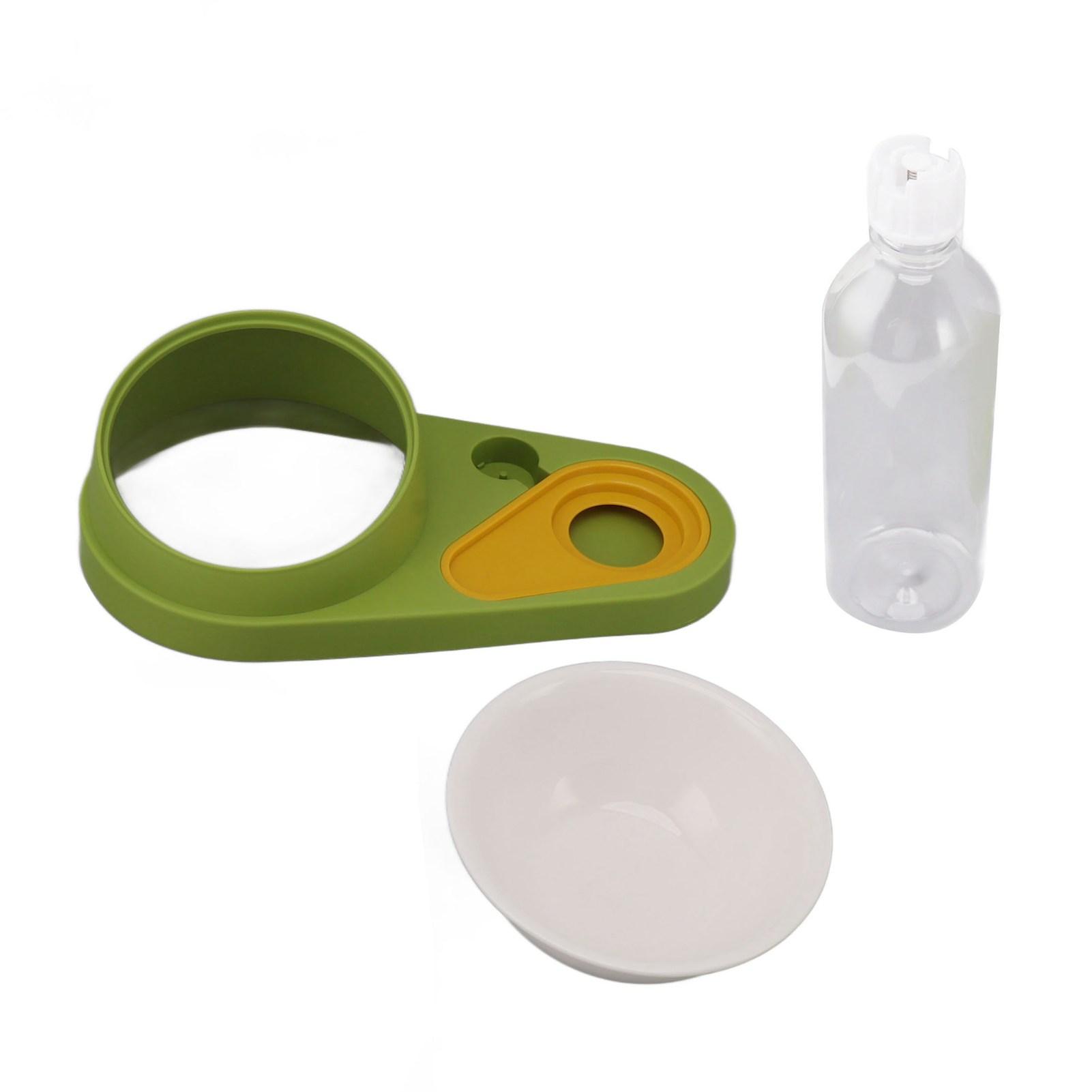 

2 in 1 Pet Feeder Multipurpose Spill Proof Slip Resistance Bottom Dog Cat Water Food Dispenser for Indoor