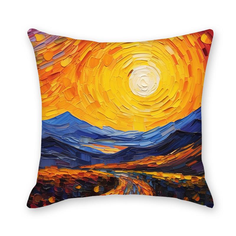 Neue Abstrakte Sternenhimmel Zuhause Sofa Lendenkissenbezug Bettseite Sofa Imitation Superweicher Lendenkissenbezug