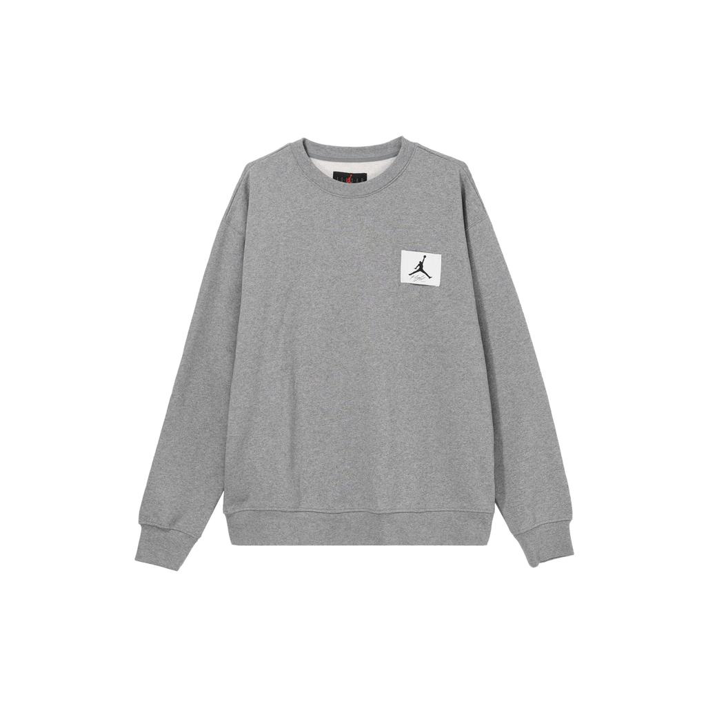 Jordan Sweatshirts Men's Gray Crew Neck Thickened Regular FB3910-091