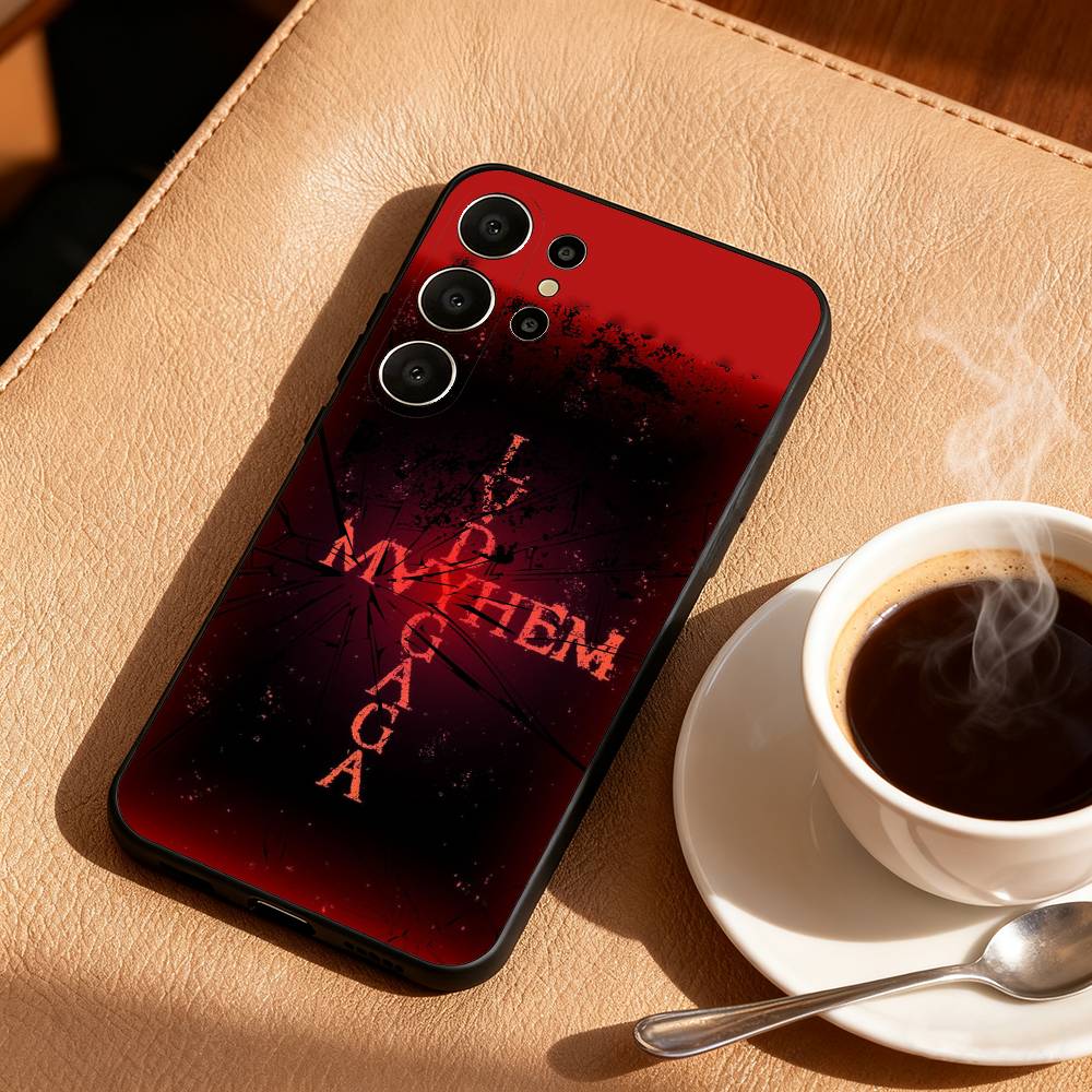 

Singer L-Lady G-Gaga Mayhem Phone Case For Samsung S26,S25,24,23,22,30,21,10,9,Ultra,Plus,Lite,FE Soft Black Case Samsung S235G