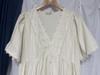[USED] axes femme stretch A-line high waist dress white summer
