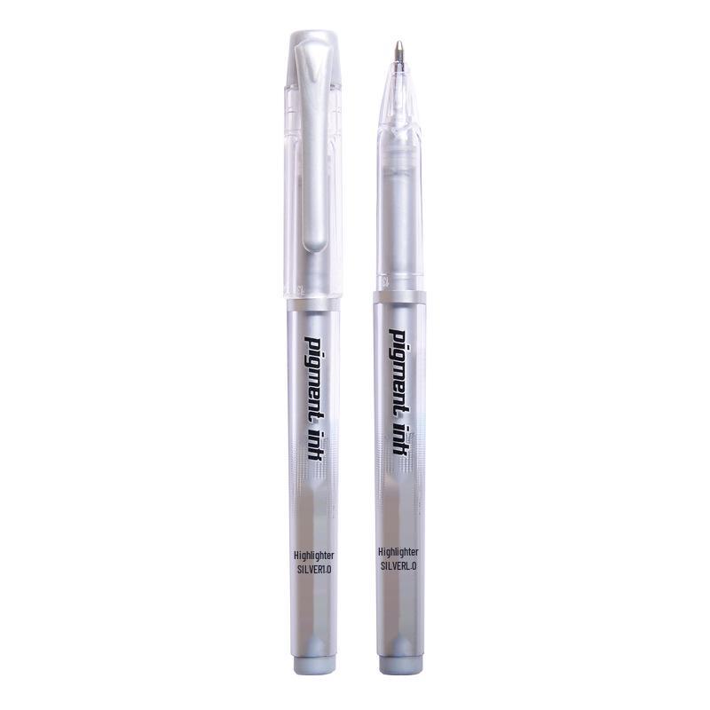 Boke Gold Glitter & White Highlight 1.0mm Gel Pen Set for Creative Drawing and Journaling