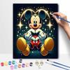 Disney Mickey Mouse Heart Oil Painting Kit Home Bedroom Wall Decor Handmade Gift Art Painting Craft DIY Personalized Creative Decor