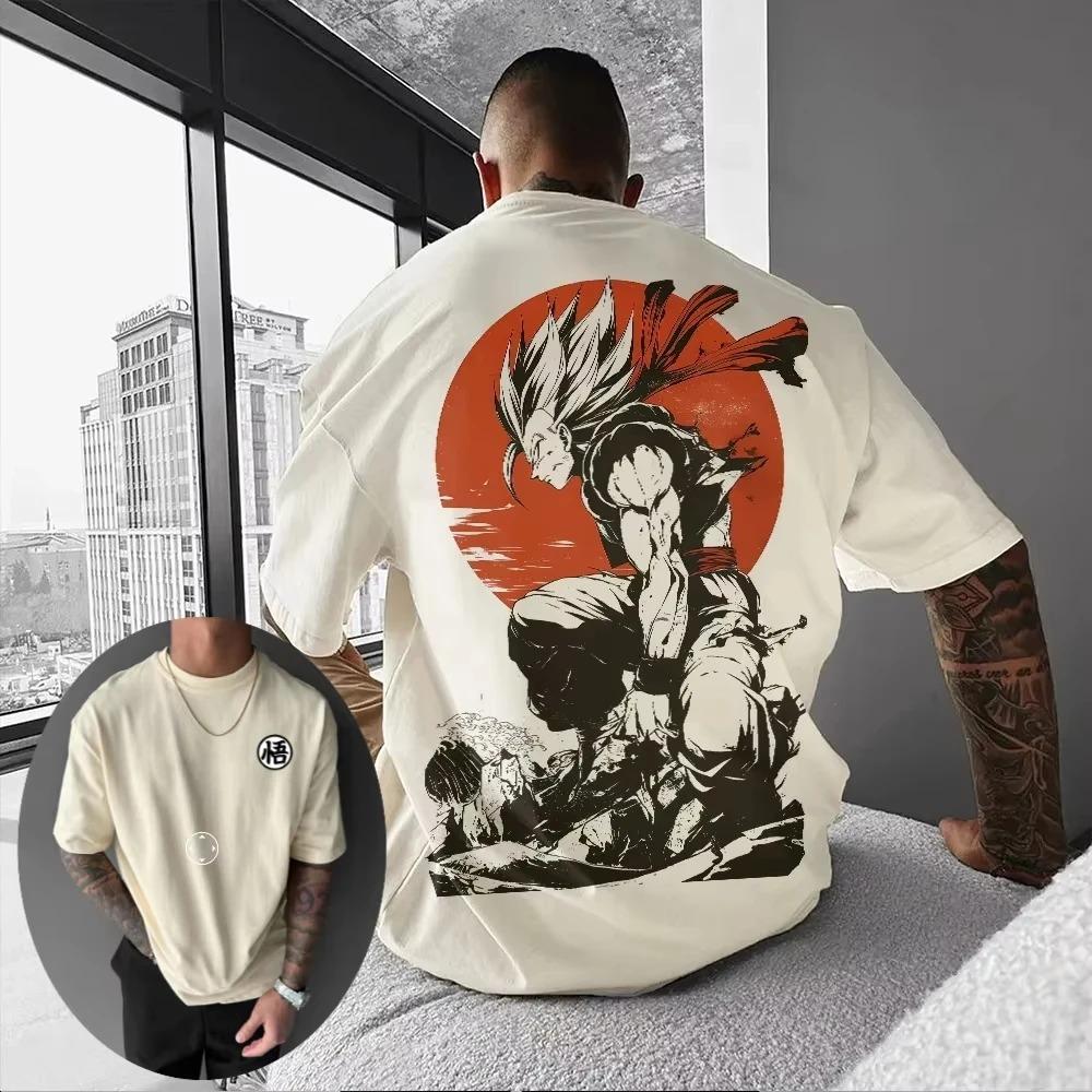 

Hot Sale Anime Saiyan Son Goku Dragon Ball Graphic Print T-shirt Men Women Streetwear Harajuku Fashion Cotton Casual Oversized Top Summer New Tee 4XL