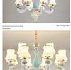 New 2024 European Crystal Chandelier for Living Room and Master Bedroom Luxury Lighting.