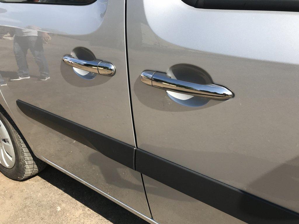 Handle Pads (stainless Steel) 4 Pcs, Carmos - Turkish Steel for Renault Kangoo 2008-2020