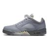 Air Jordan 5 Retro Low Indigo Haze Dámske Tenisky Fialová Ohnivo-Červená Metalická-Strieborná FJ4563-500