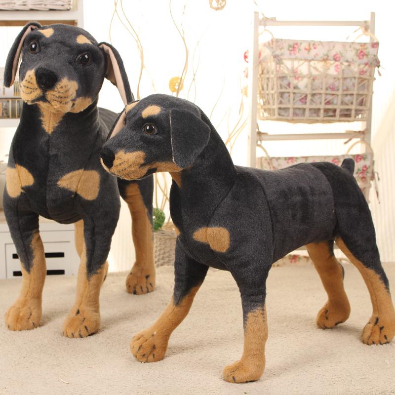 Black Power Dog Plush Toy - Creative Home Decoration & Children's Gift