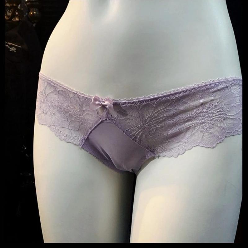 Ladies Summer Violet Lingerie French Thin Cup Push Up Bra Set Sexy Lace Flowers Embroidery Women Underwear Bra Briefs Set