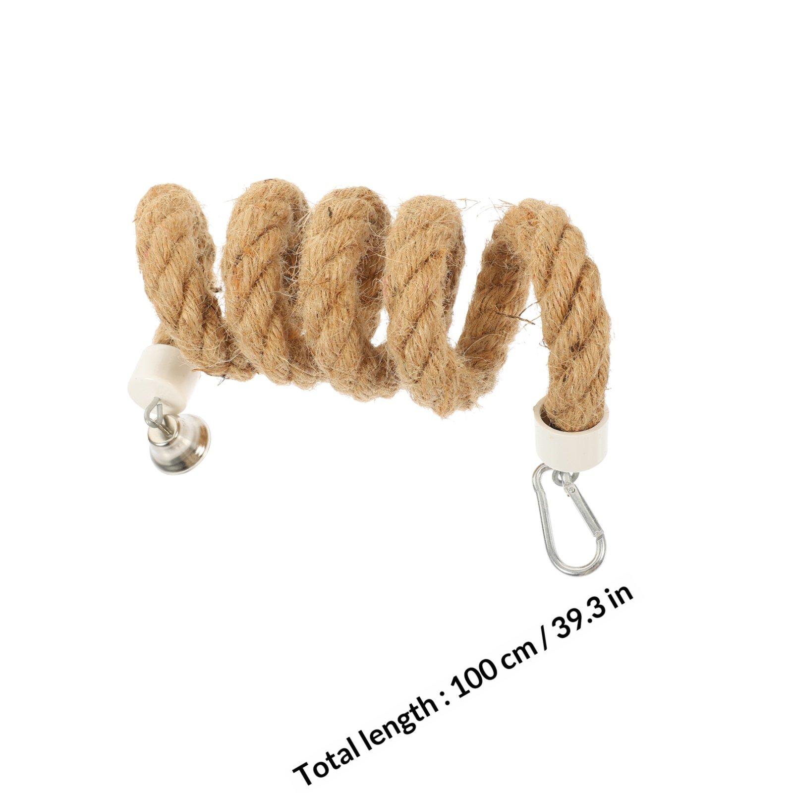 

Bird Rope Perch High Quality Wear Resistant Climbing Stand for Small Parrots Parrot Rope Swing Bird Cage Perch Accessory