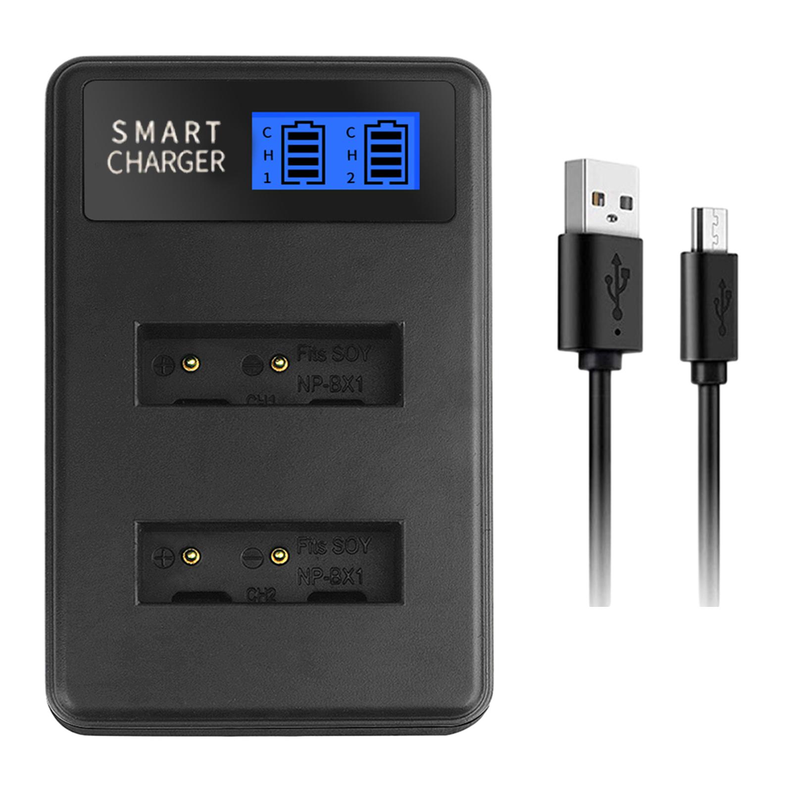 

Быстрое зарядное устройство NPBX1 LCD Micro USB, эффективная и универсальная зарядная база для аккумулятора Sony Cyber shot DSCRX100/ DSCRX100II