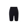 Nike Yoga Luxe Shaping Mid-Rise Fitted Solid Breathable Fitness Shorts Women Shorts Black CZ9195-010