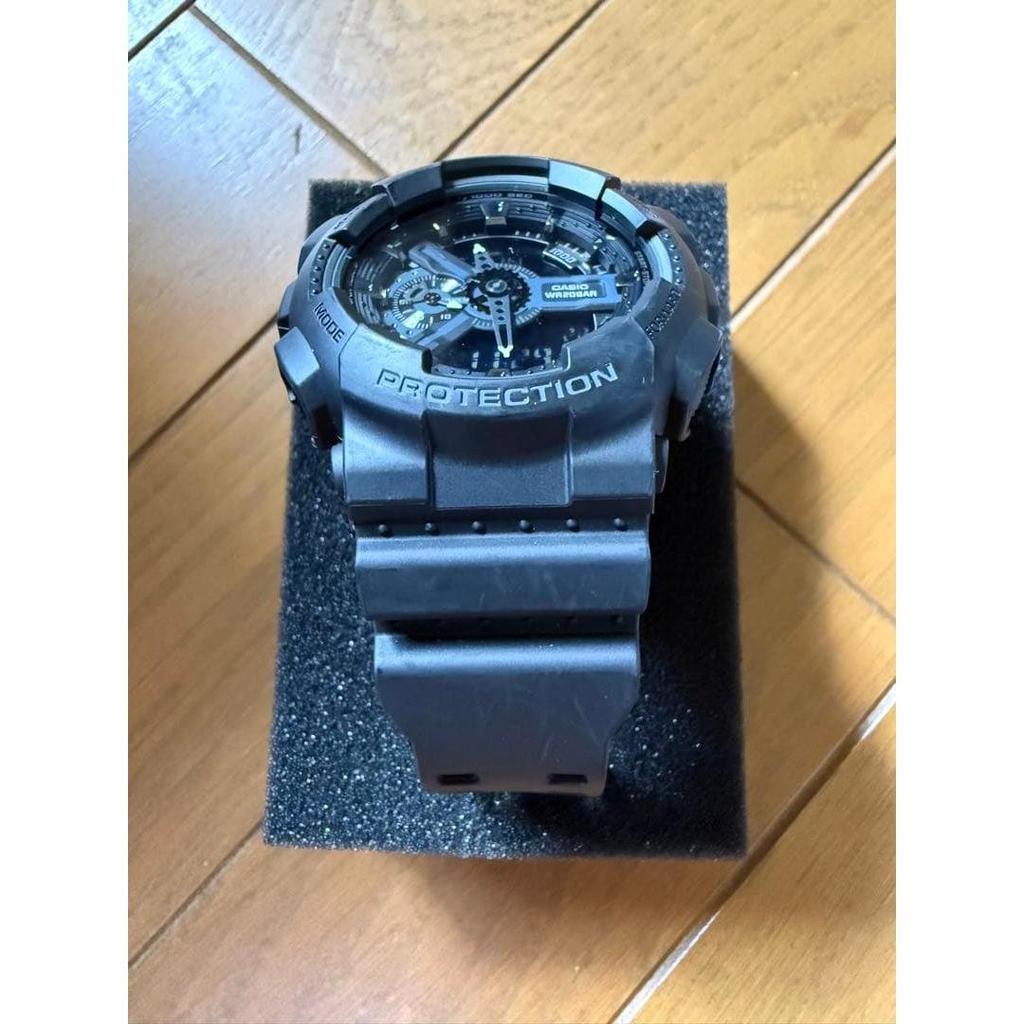 Used CASIO G-SHOCK GA110 watch black