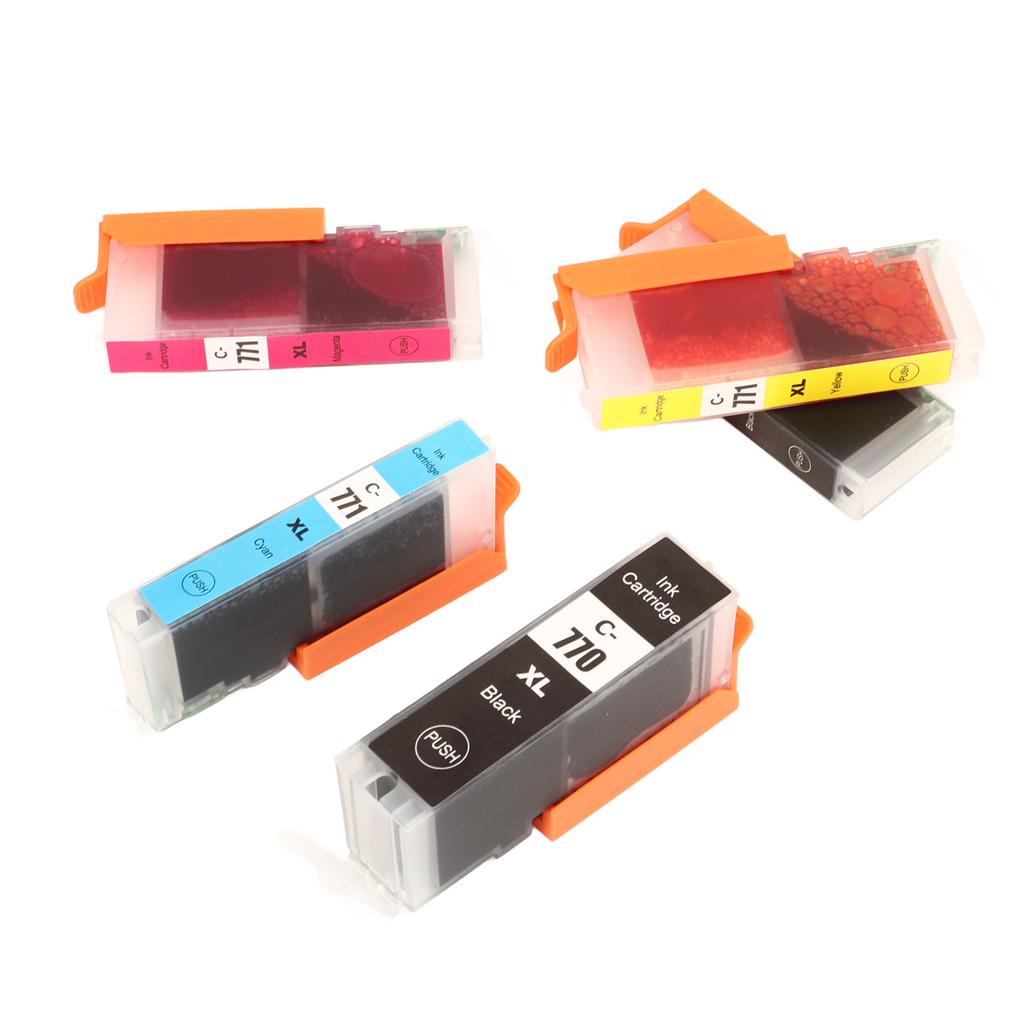Ink Cartridge Set Black and Color Ink Cartridge Combo for PIXMA MG5770 MG6870 MG7770 TS5070 TS6070