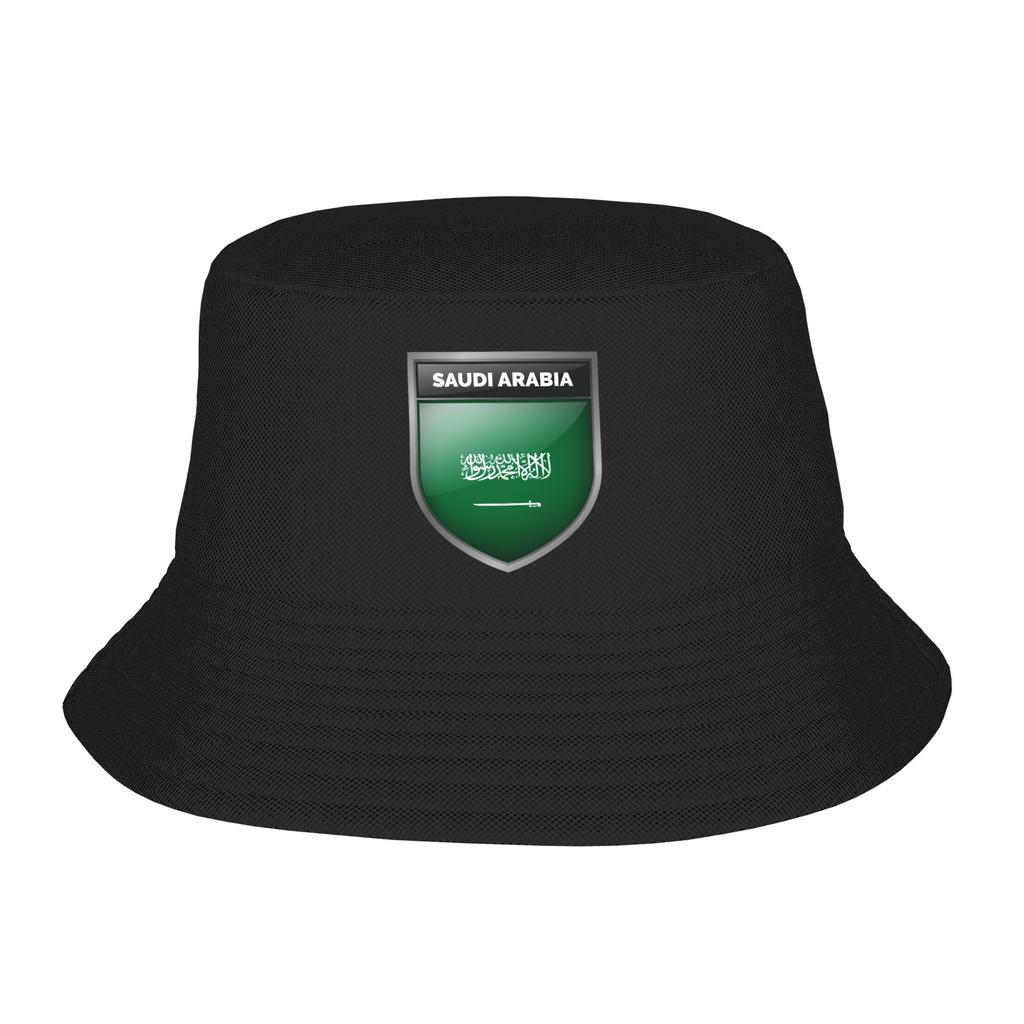 Custom I love Saudi Arabia Bucket Hat Unisex Women  Beach Sun Summer Camping Fishing Cap