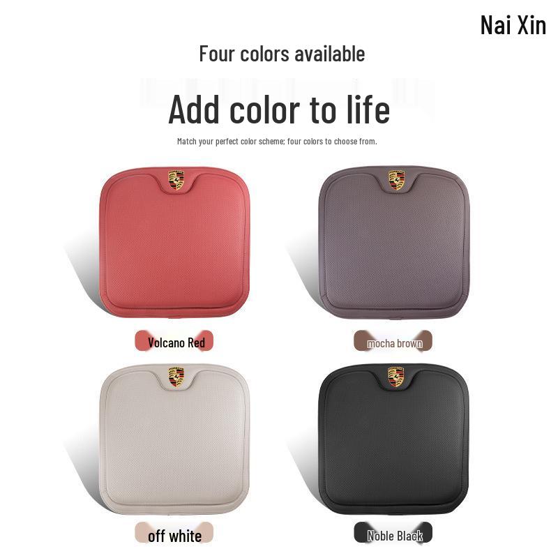 Porsche Sitzzubehör: Ganzjahres-Kissen & Lendenwirbelstützen für Cayenne, Macan, Panamera, 718