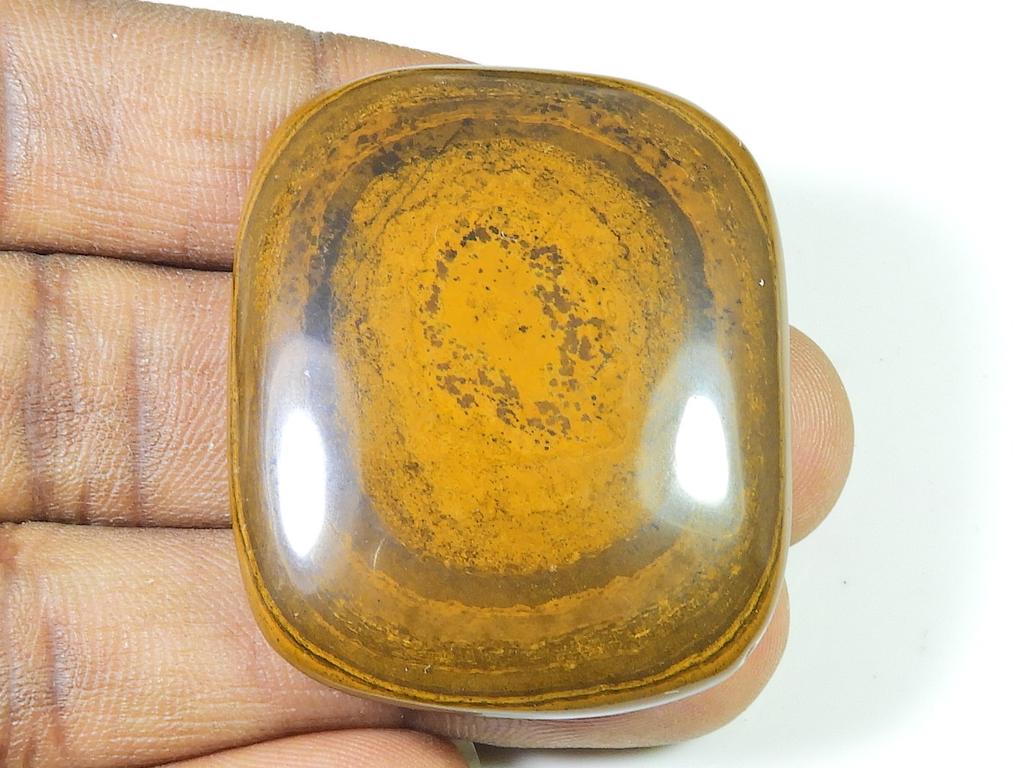 Natural Shiva Tiger Eye Cabochon 154Cts. Oval Loose Gemstone 36X43MM SK-1405