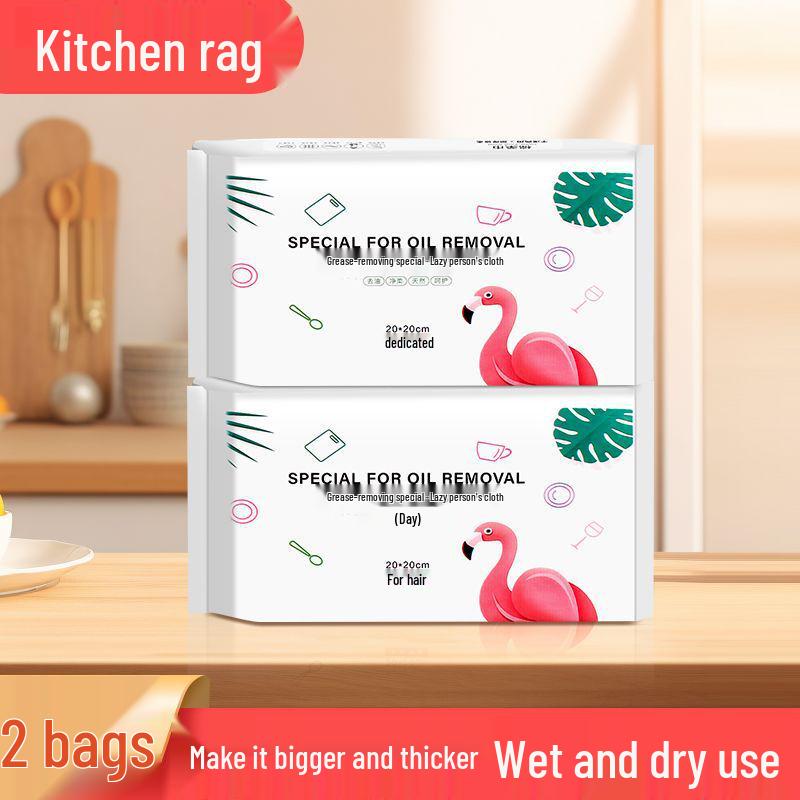 Thick Disposable Oil & Water Absorbent Dishwashing Cloths for Kitchens