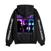 Kids Fashion Women's Lightweight Long Sleeve Zipper Hoodie Printed Hoodie With Pockets