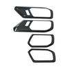 Carbon Fiber Style Inner Door Handle Decoration Cover Trim Replacement for Ford Bronco 2021 Up