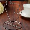 Coffee Cup Stand With Sturdy Iron Frame Perfect For Small Kitchens And Dining Area Heart Shaped Plate Storage Rack