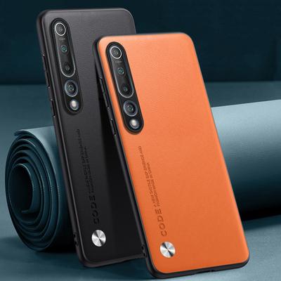 Luxusní pouzdro z PU kůže pro Xiaomi Mi 10 Pro 5G Zadní kryt Matný silikon Plná ochrana Pouzdro na telefon pro Xiaomi 10 Pro Mi10 10Pro