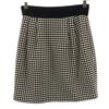 LIMI Feu Made In Japan Houndstooth Pattern Midi Skirt S Black Etc Women Used