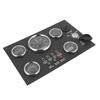 24V Gauge Cluster Oil Pressure Level Water Temperature Voltage Display with Ignition Keys
