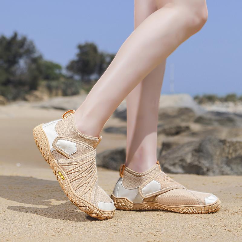 Men Barefoot Khaki Beach Shoes Women Water Sports Shoes Aqua Swim Shoes Couple Yoga Fitness Shoes Plus Size