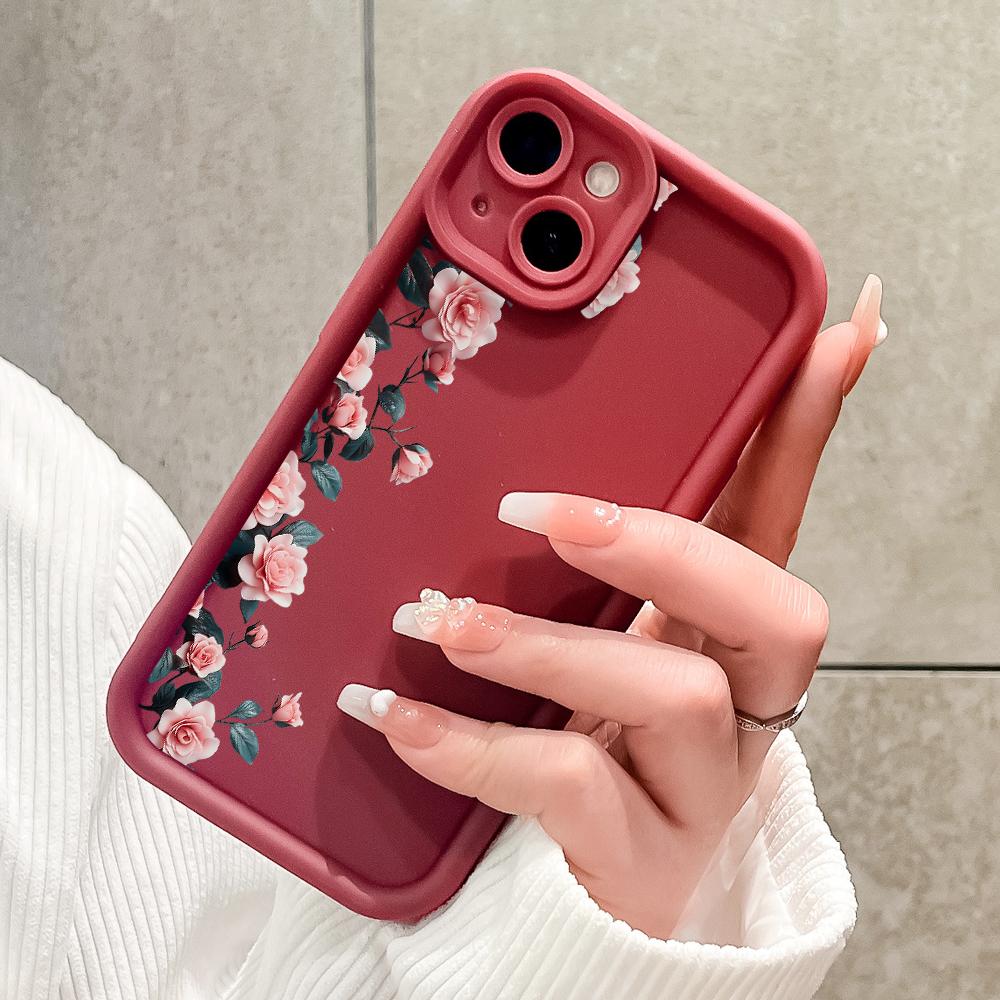 Měkký silikonový čtvercový žebříkový vzor tisku Pouzdro telefonu Plný kryt fotoaparátu Ochranné pryžové pouzdro odolné proti nárazům pro Vivo