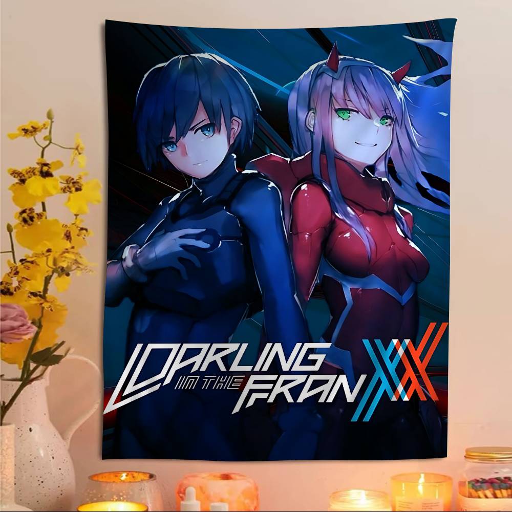 Darling In The Franxx Cartoon Hippie Wall Hanging Tapestries Art Science Fiction Room Home Decor Kawaii Room Decor