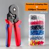Crimping Pliers 6-4 0.25-10mm² / 6-6 0.25-6mm² Tubular Terminal Crimper Wire Ferrule Crimper Tools Household Electrical Kit