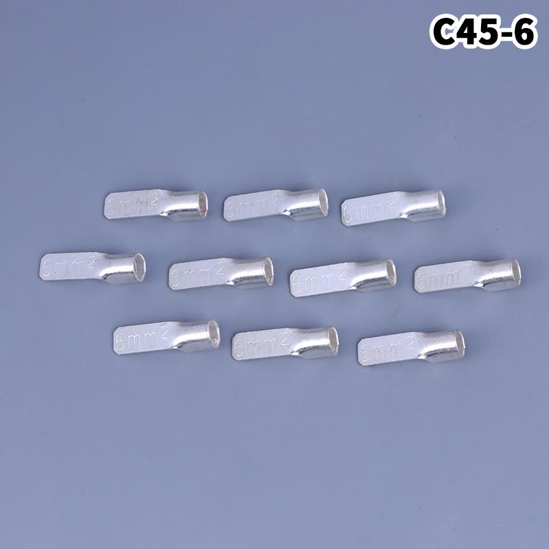 

10Pcs C45 Terminals For Dz47 Air Switch Circuit Breaker Wire Connector Electric Cable Connector Crimp Terminal C45-1.5-50Mm2 A4
