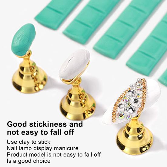 Nail Adhesive Glue Clay Strong Stickiness Removable Reusable Nail Art Manicure Clay