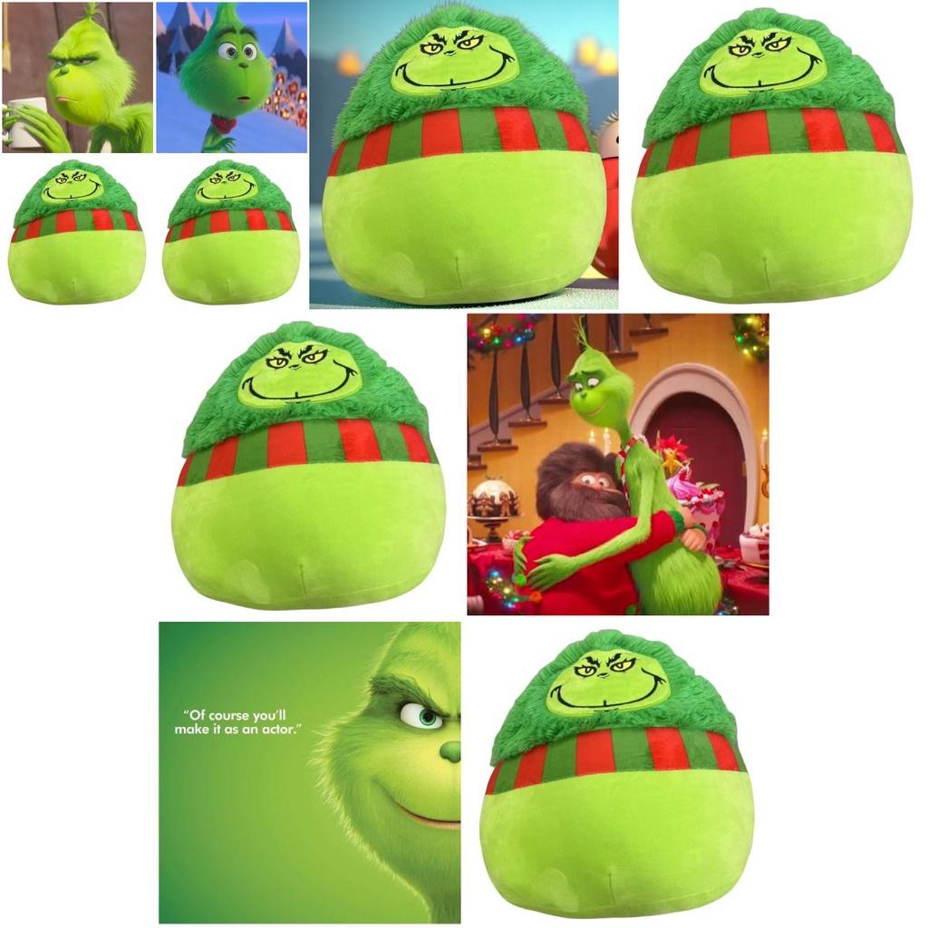 Christmas Grinch Plush Toy Pillow Funny And Adorable Stuffed Animal