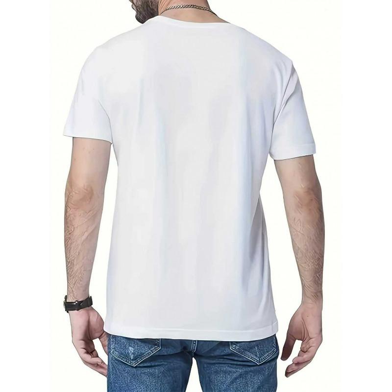 Tallas Europeas Hombre Verano 2025 Estilo Urbano Camiseta Gráfica 'OG' - Camiseta Casual Negra de Cuello Redondo con Impresión de Letras Compleja