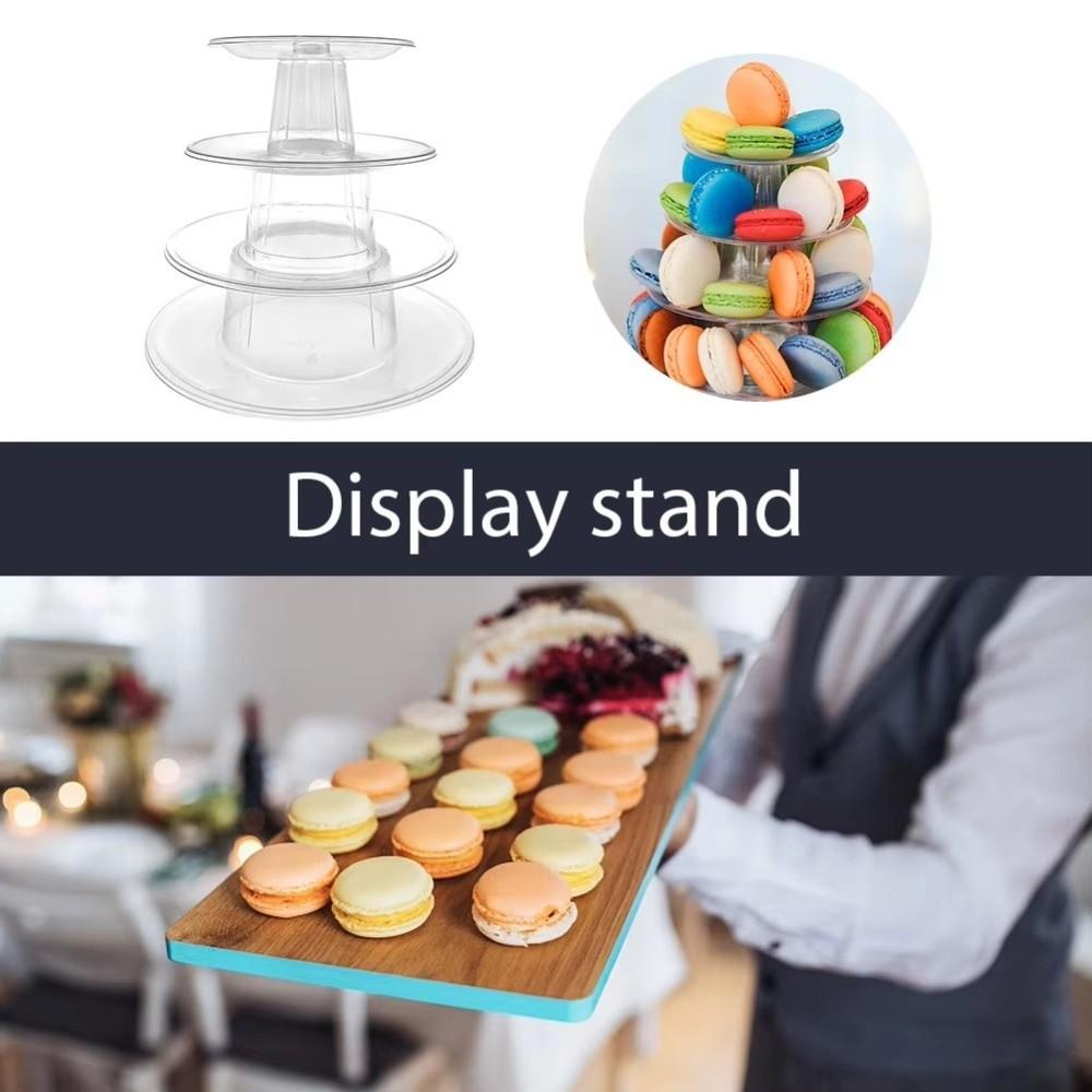 Transparent Cake Display Rack Lightweight Dessert Display Rack Macaron Tower Stand Wedding Party