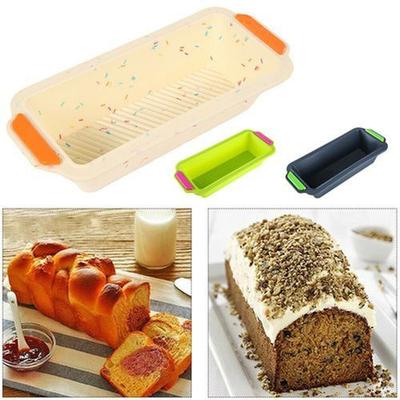 Silikon Rechteckige Brotbackform Toastbrotform Mehrfarbig Kuchenblech Lange Quadratische Kuchenform Backform 1 Stück Antihaft Backwerkzeuge