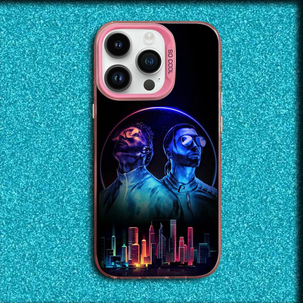 Rapper Jul Phone Case For iPhone 16,15,14,13,12,11,Mini,Pro,MAX Pink Matte Silicone Cover