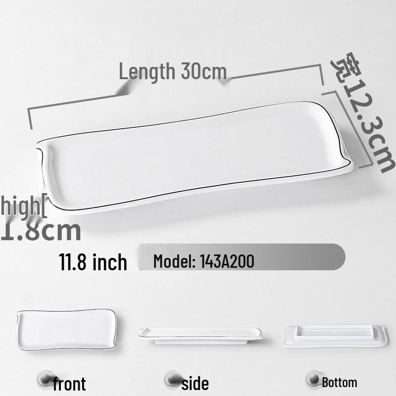 Xiangyuanmei Rectangular Melamine Sushi Dining Plate