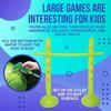 Inflatable Limb Indoor Game Set Durable PVC Multi Functional Portable Low Pole Outdoor Camping Pool Party Air Leakage Toy