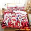 Chieri Ogata Bedding Set Duvet Cover Sheet Printed Bed Set Pillowcase Bed Full Queen King Size Comforter Bedroom