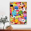 DIY Diamond Painting Cartoon and Anime Characters Cross Stitch Kit Mosaic Art Diamond Painting Full Circle Diamond Home Decoration