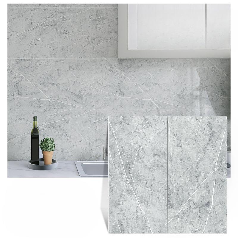 600mm×300mm Marmor Küchen Ölfest Folie Herd Wasserdicht Feuchtigkeitsbeständig Selbstklebende Tapete Arbeitsplatte Schrank Renovierung Fliesenaufkleber