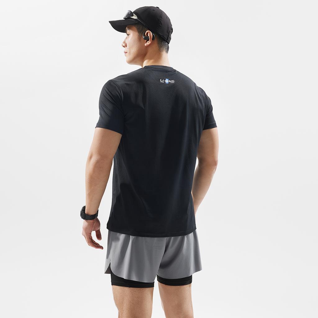 Li Ning Fitness Series T Shirt Men's Black ATSV075-1