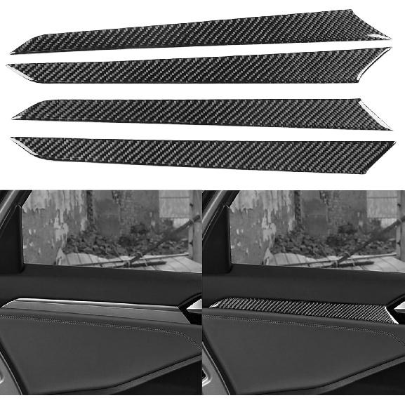 Durable Carbon Fiber Compatible with Volkswagen VW Jetta A7 2019-2025 2020 2021 2022 2023 2024 Accessories Car Gear Shift Control Anti-Scratch Panel