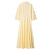 Women's Clothing Is New In Summer, Fashionable and Elegant, Lapel Shirt Style, Waist and Thin Long Dress.