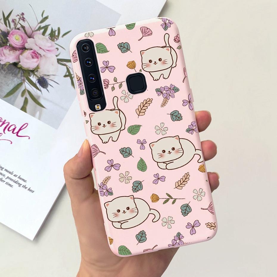 Hülle Für Samsung Galaxy A9 (2018) Niedliche Cartoon-Bonbonfarbene Weiche Silikon-Handyhüllen Für Samsung A9 2018 SM-A920F A9200 Bumper