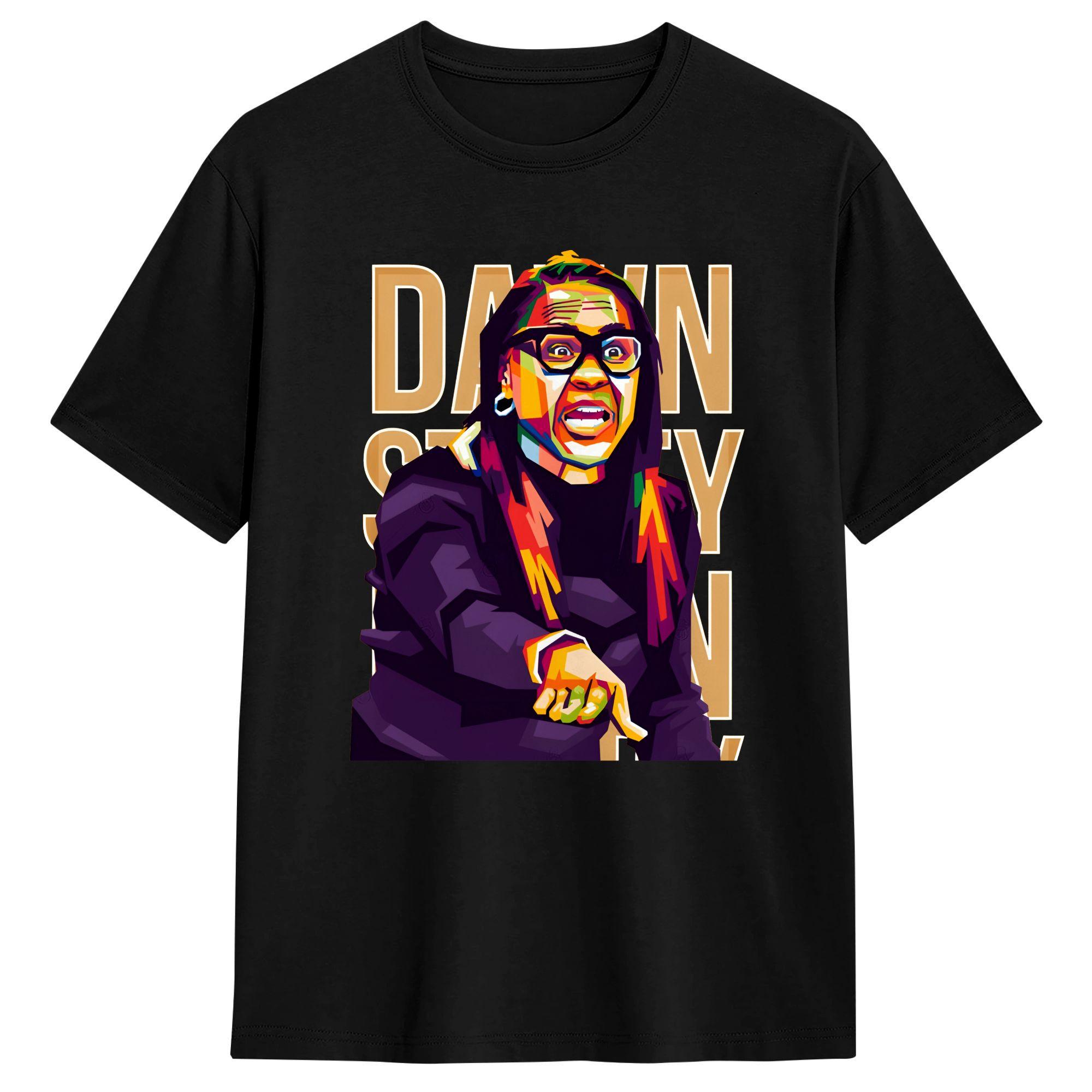 Dawn Staley Hey Boo TShirts Unisex Fun Pure Cotton Tees Crew Neck Short Sleeve T Shirts Printed Tops S
