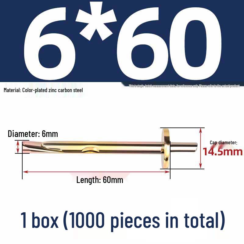 6mm Zinc Wall Anchor & Expansion Screw for Concrete